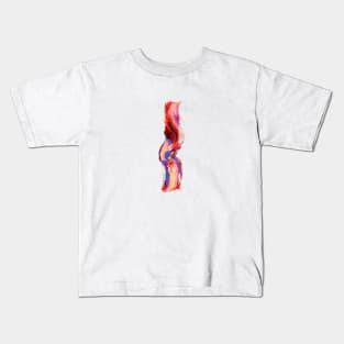 Colorful Painted Initial Letter I Kids T-Shirt